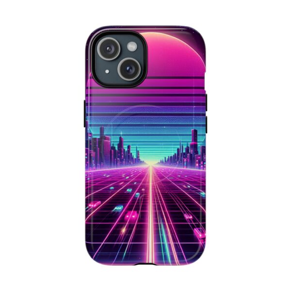 Phone Case - Synthwave Themed Tough Magnetic Cases